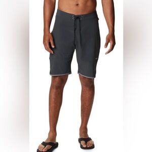 Columbia men’s Size 34 baggy Classic shorts swim shark City‎ grey Board Shorts
